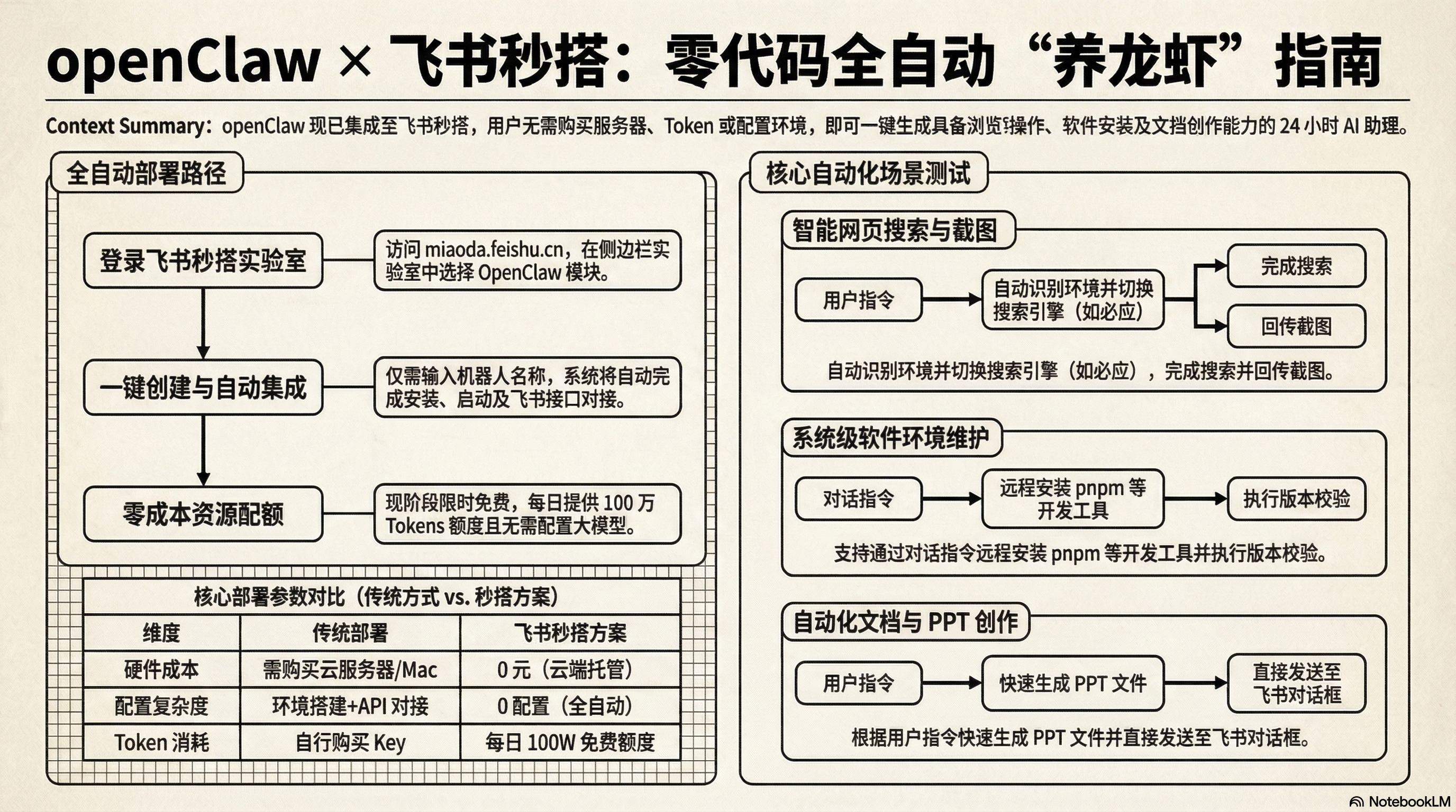 小白狂喜！不花钱，不配置，自动集成飞书的养龙虾 OpenClaw 方案来了
